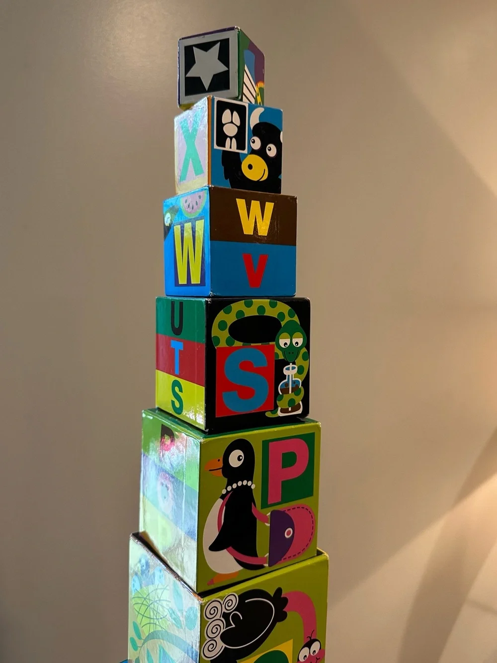 Melissa & Doug • heavyweight board stacking and nesting blocks • 3 feet tall